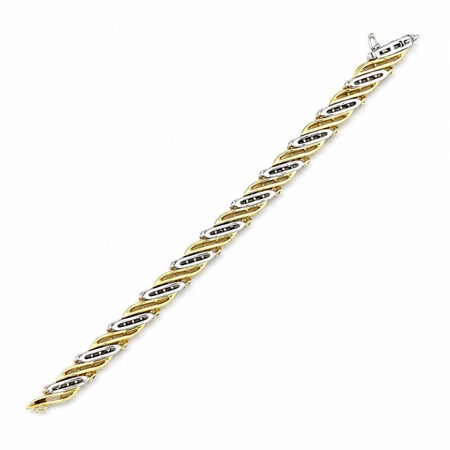 Late 20th Century Hammerman Brothers 18k Ruby and Diamond Bracelet For Sale - Image 4 of 4