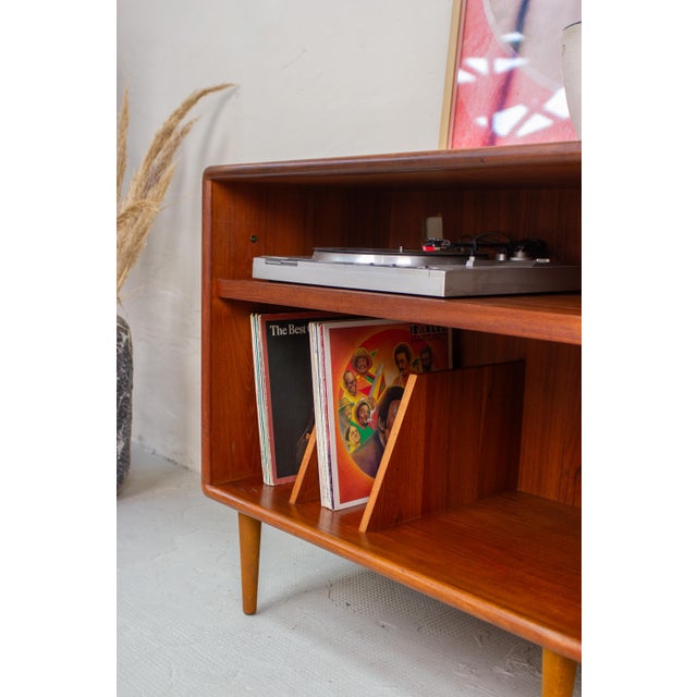 Brown Mid-Century Teak Hifi Commode from Dyrlund, 1980s For Sale - Image 8 of 18