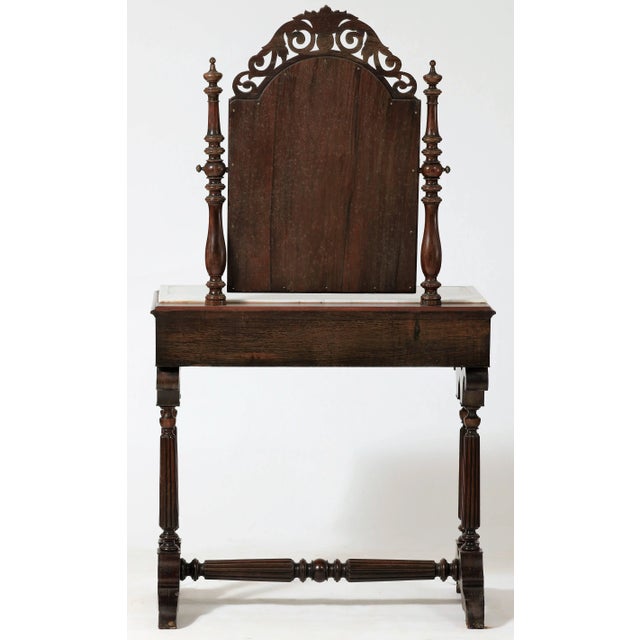 Louis Philippe Mahogany Dressing Table For Sale - Image 5 of 10