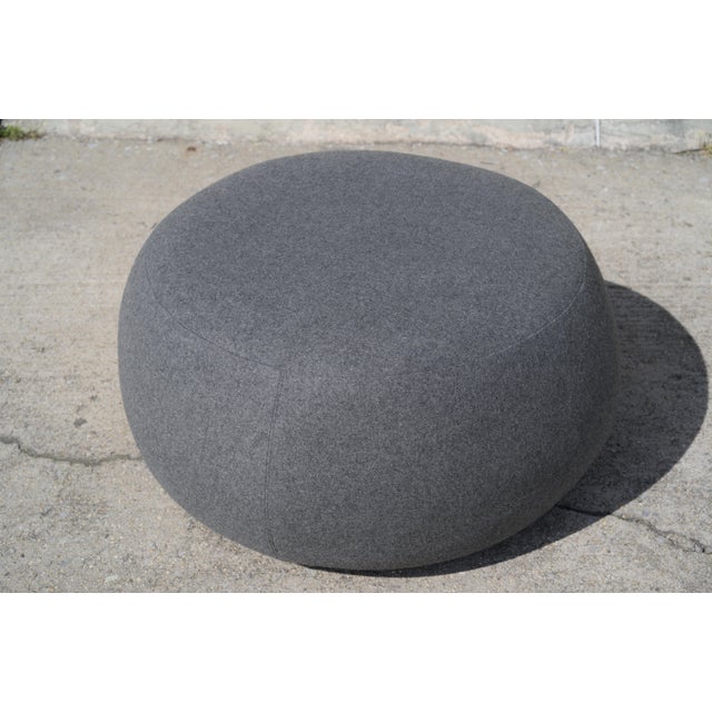 Arper Modern Style Arper Ottoman/Pouf in Grey For Sale - Image 4 of 7