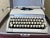 Metal Sears Tower Constellation Portable Typewriter W/Metal Case. Circa 1960s. For Sale - Image 7 of 12