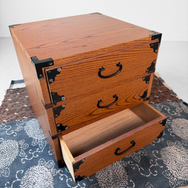 Small Vintage Japanese Chest of Drawers, 1970s For Sale - Image 6 of 9