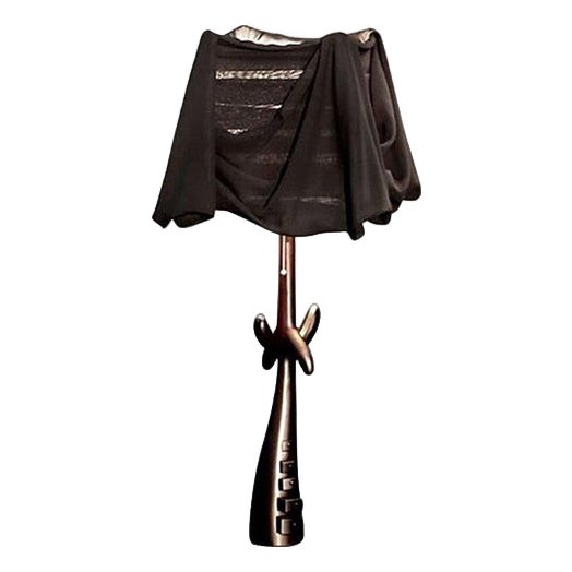Limited Edition Sculptural Black Label Lamp with Drawers by Salvador Dali For Sale