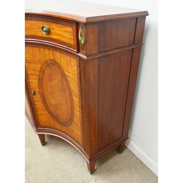 Wood Ethan Allen Sideboard For Sale - Image 7 of 9