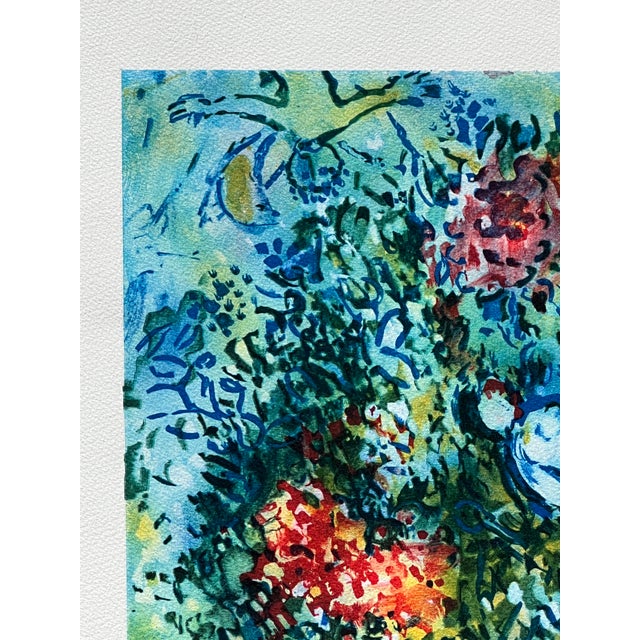 Marc Chagall Lithograph "Nude Floating in a Vase" - Numbered 107/300 For Sale In Palm Springs - Image 6 of 6