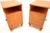 Wood Swedish Art Deco Bedside Cabinets in Satin Birch, 1930, Set of 2 For Sale - Image 7 of 11