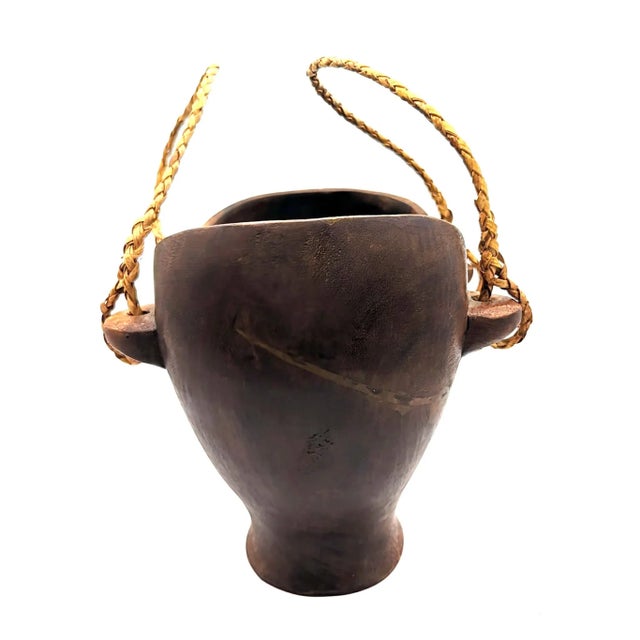 African Vintage Artisan Crafted Wood Turkana Bowl From Kenya For Sale - Image 3 of 11