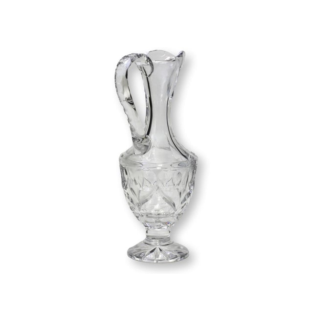 Early 20th Century Tall French Cut Crystal Wine Carafe For Sale - Image 5 of 8