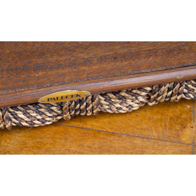 Palecek Double Woven Bench/Stool For Sale In New York - Image 6 of 9