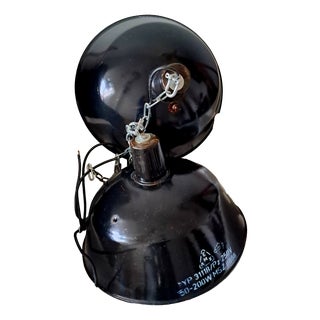 Large Industrial Lamps, 1950s, Set of 2 For Sale