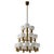 Swedish Brass Chandelier attributed to Fagerhults, 1960s For Sale - Image 10 of 10
