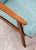 Mid Century Danish Modern Lounge Chair Armchair Blue Aqua Arms MCM Denmark Japan For Sale - Image 11 of 12