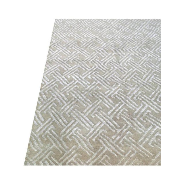 1990s 8x10 Contemporary Area Rug For Sale - Image 5 of 10