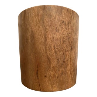 Large Turned Wood Vessel Vase by Leon Novikoff For Sale