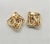 1970s 1973 Vintage Signed Napier "Maze" Clip Earrings- 2 Pieces For Sale - Image 5 of 10