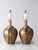 Pair of Vintage Chinoiserie Style Gilt Ceramic Table Lamps For Sale - Image 16 of 18