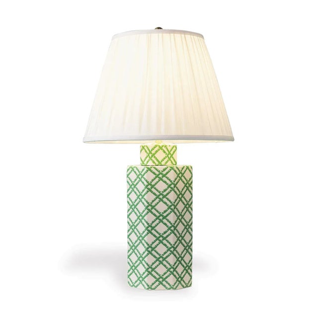 Port 68 Williamsburg for Port 68 Bamboo Trellis Hex Lamp For Sale - Image 4 of 4