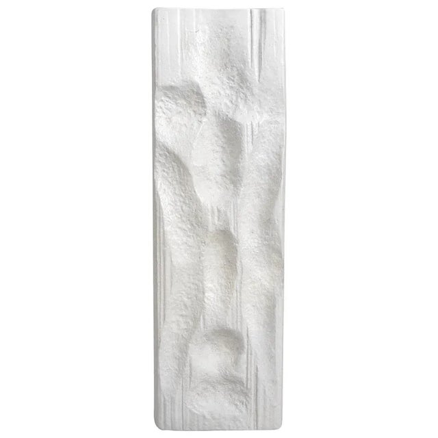 Large German White Op Art Vase in Porcelain by Martin Freyer for Rosenthal, 1960s For Sale - Image 11 of 11