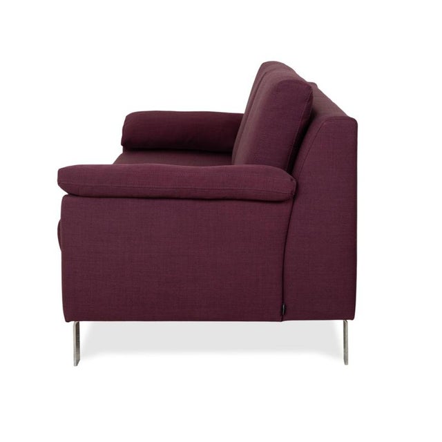 Flex Plus 3-Seater Sofa in Aubergine Fabric from Ewald Schillig For Sale - Image 13 of 14
