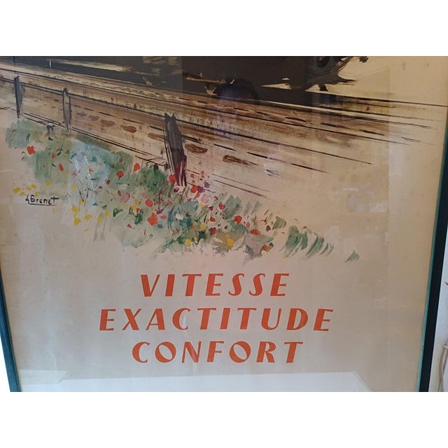 SNCF Poster 1958 by Albert Brenet, 1958 For Sale - Image 3 of 13