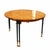 Metal Vintage French Round Lacewood Salon Table by Jean-Rémy Couradette, 2001 For Sale - Image 7 of 7