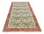 1970s Vintage Boho Style Hand Knotted Floral Beige Oushak Rug For Sale