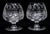 Vintage Rogaska Floral Cut Crystal Cognac Glasses Brandy Snifters - Set of 8 For Sale - Image 4 of 6