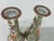 Pair of Antique Chinese Rose Medallion Porcelain Candlesticks For Sale In Providence - Image 6 of 12