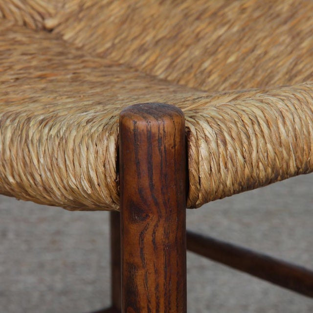 Brown Vintage Dordogne Model Chairs, 1950, Set of 4 For Sale - Image 8 of 10