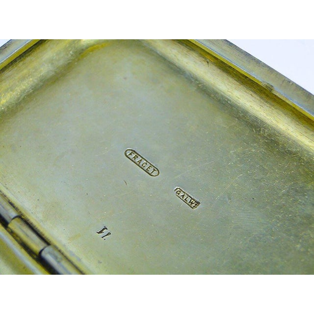 The cigarette case was made by the Fraget factory in Polish in the 30s. Cigarette case made of clad brass. It has a spring...