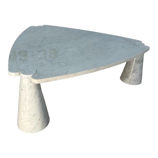 Mid-Century Modern Angelo Mangiarotti Eros Series Italian Coffee Table 1971 For Sale