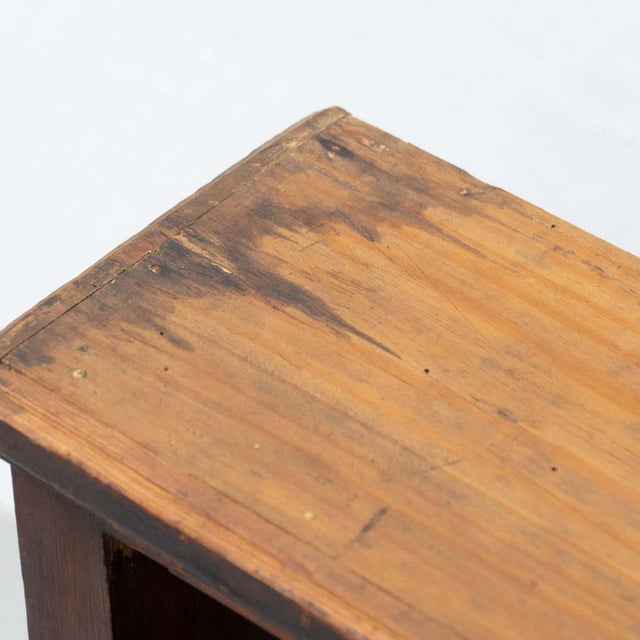 French, 20th Century, Vintage Glass and Wood Vitrine Showcase For Sale - Image 16 of 18