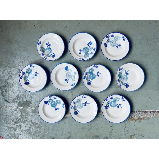 Vintage Art Deco Soup Plates from K&G Lunéville, 1940s For Sale - Image 6 of 6