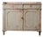 Swedish Gustavian Sideboard with Hand-Carved Decorations For Sale