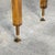 Mid-Century Italian Walnut Vanity Console with Brass Legs and Circular Mirror, 1950s For Sale - Image 14 of 17