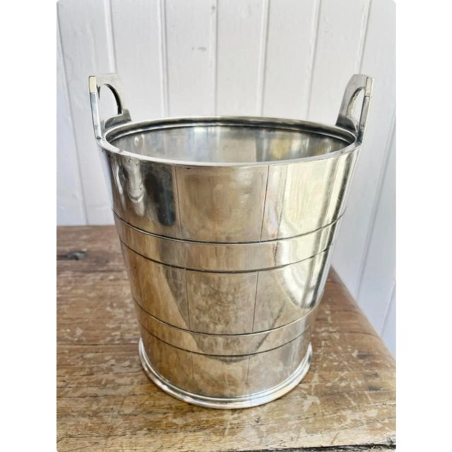 1910s 1911 Silver Plated Ice Bucket From the Plant Steamship Line For Sale - Image 5 of 8