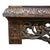 2-Piece Chinoiserie HND Painted & Carved Floral Cabinet C1910 For Sale - Image 12 of 18