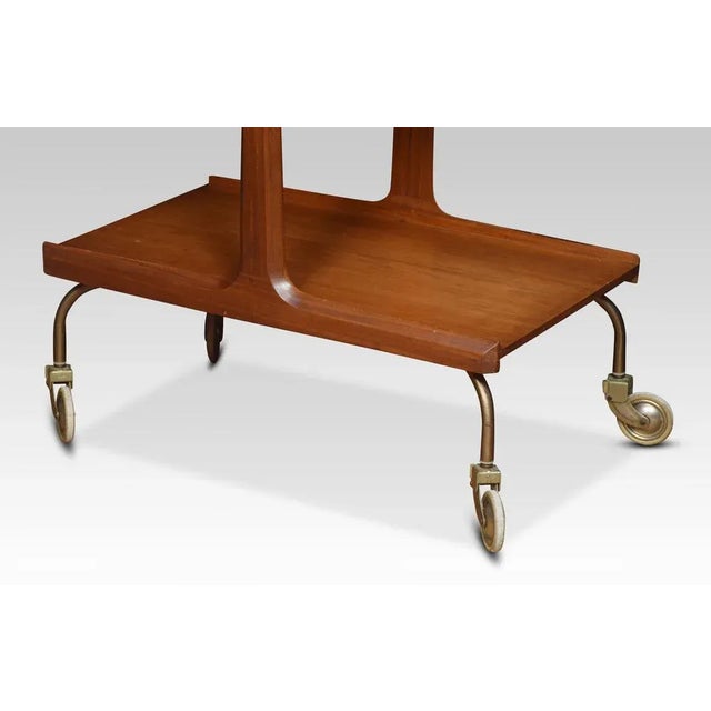 Vintage Walnut Trolley, 1930s For Sale - Image 3 of 8