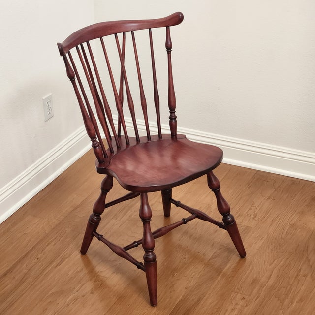 This chair went from 'beast' to beauty! It required a full refinish, so that's what it got. Stripped, sanded, and dry...
