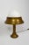 Art Deco desk or table lamp, France, 1930s. Superb for an Art Deco, Industrial or Steampunk atmosphere. Patinated brass...