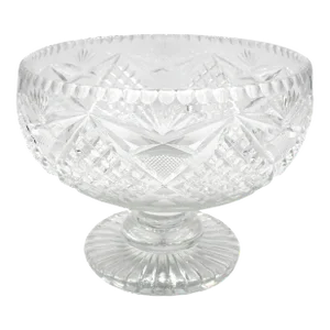 Early 19th Century Irish Cut Glass Fruit or Syllabub Bowl