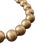 Kenneth Jay Lane Vintage Kenneth Jay Lane KJL Chunky Matte Gold Faux Pearl Statement Necklace For Sale - Image 4 of 6
