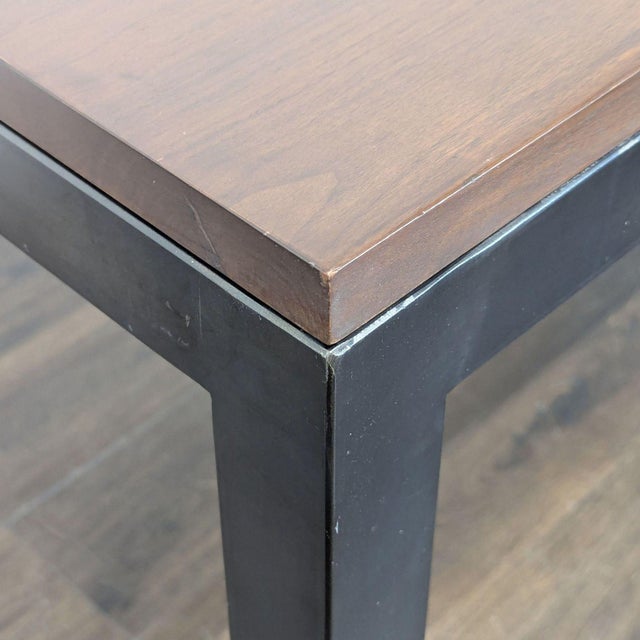 2010s Crate & Barrel Parsons Dining Table For Sale - Image 5 of 8