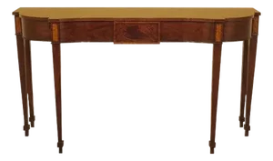 Henkel Harris Model #5766 Mahogany Console Table