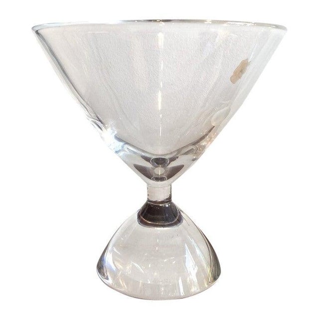 Mid-Century Glass Vase attributed to Charles Graffart for Val Saint Lambert, Belgium, 1950s For Sale - Image 8 of 8