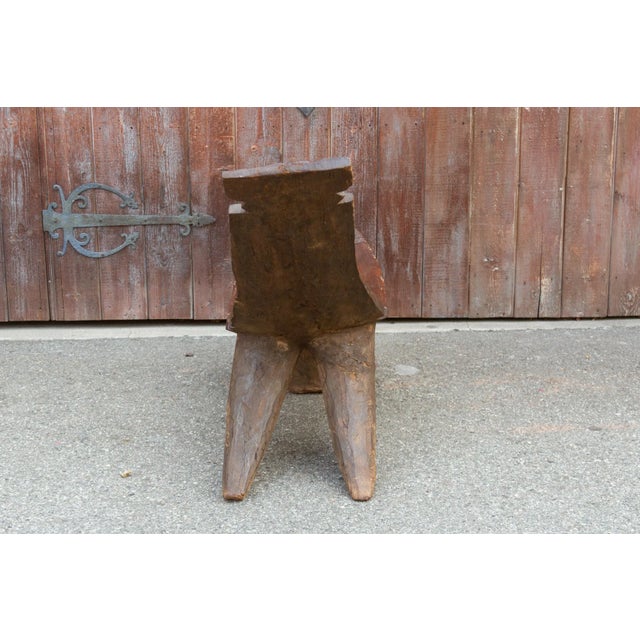 19th Century Carved Lobi Chair For Sale - Image 9 of 12