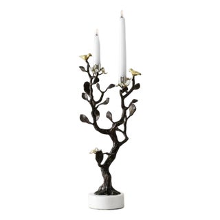 New in Box - Michael Aram Lovebirds Candelabras (Set of 2) For Sale