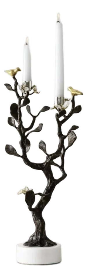 New in Box - Michael Aram Lovebirds Candelabras (Set of 2)