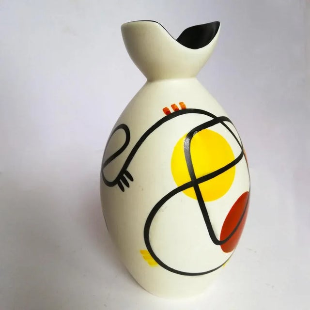 Ceramic Vintage Vase by Ceramiche Campionesi For Sale - Image 7 of 9