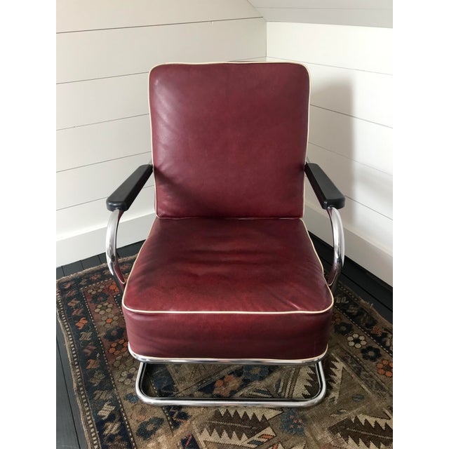 Vintage Tubular Chrome Lounge Chair by Lloyd Manufacturing Co. Chairish